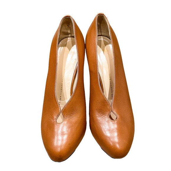 Vintage Brown Leather Giuseppe Zanotti Heels - Picture 9 of 12